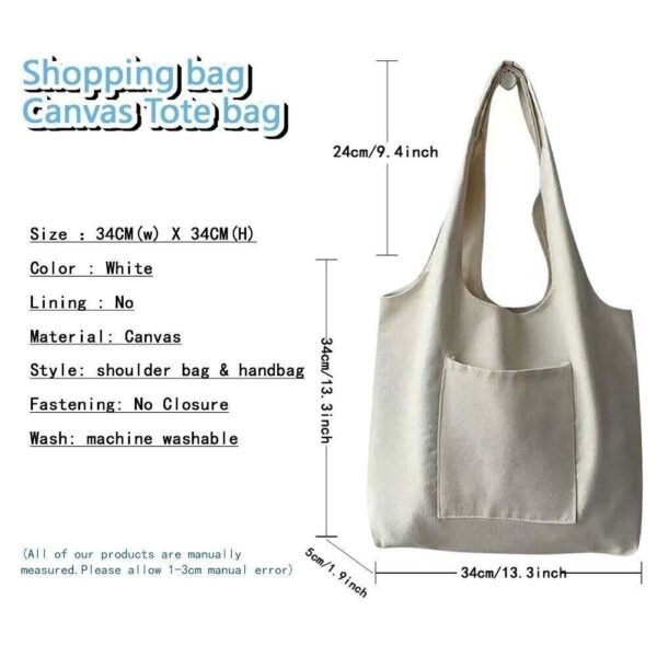 LadyLux Cotton Canvas Tote Bags
