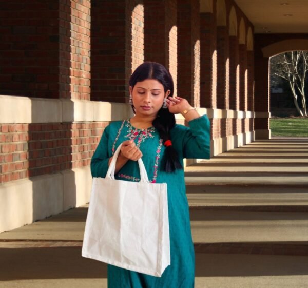 LadyLux Cotton Canvas Tote Bags( GSM @320) - Image 46