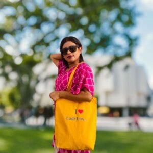 LadyLux Cotton Canvas Tote Bags